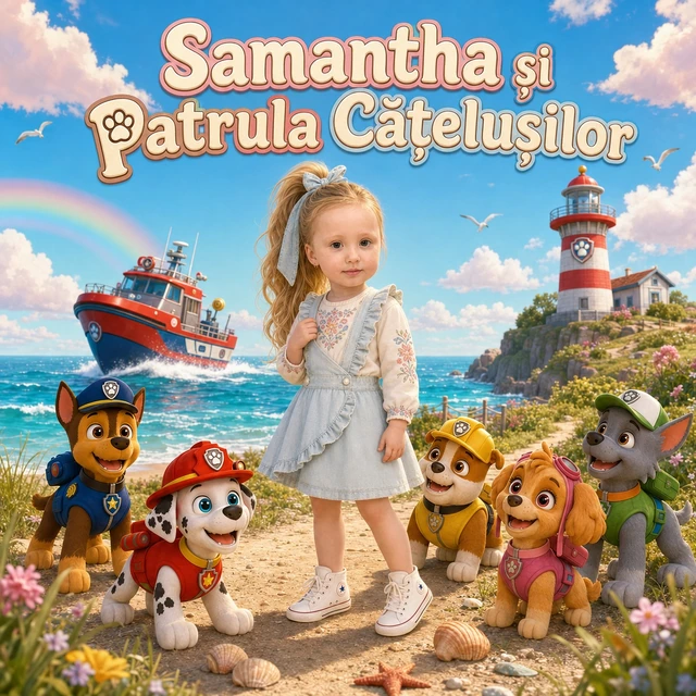 Copertă pătrată Lunada Story — Samantha și Patrula Cățelușilor