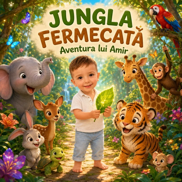 Copertă pătrată Lunada Story — Jungla Fermecată — Aventura lui Amir