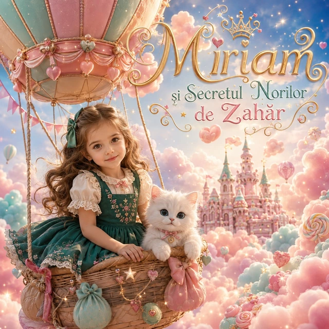 Copertă pătrată Lunada Story — Miriam și Secretul Norilor de Zahăr