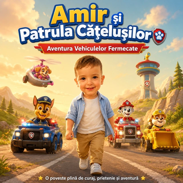 Copertă pătrată Lunada Story — Amir și Patrula Cățelușilor
